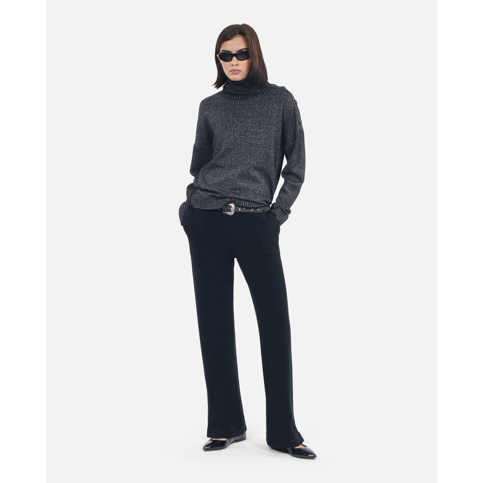 Wool And Cashmere Sweater | Women | Black