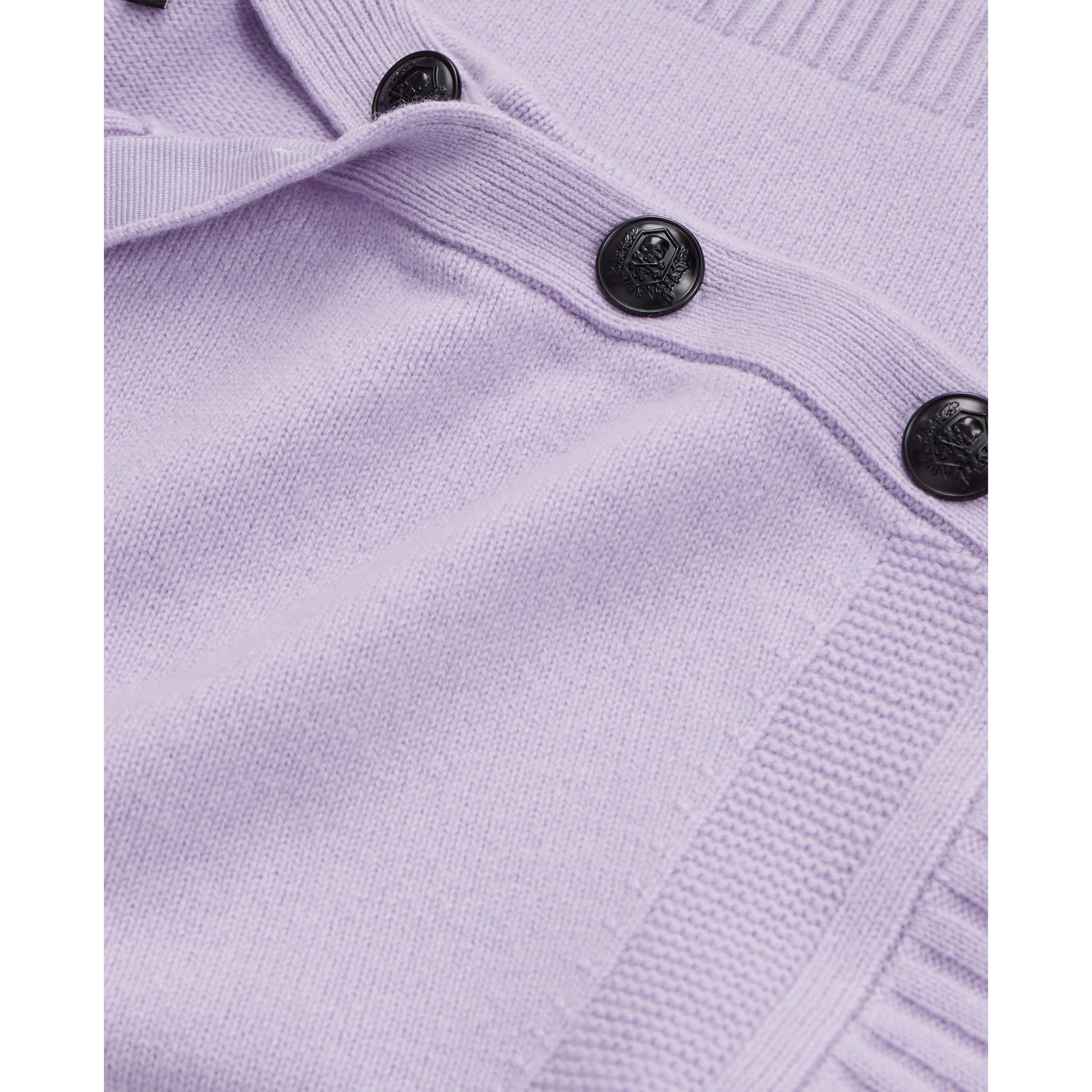 Wool And Cashmere Sweater With Buttons | Women | Light Purple