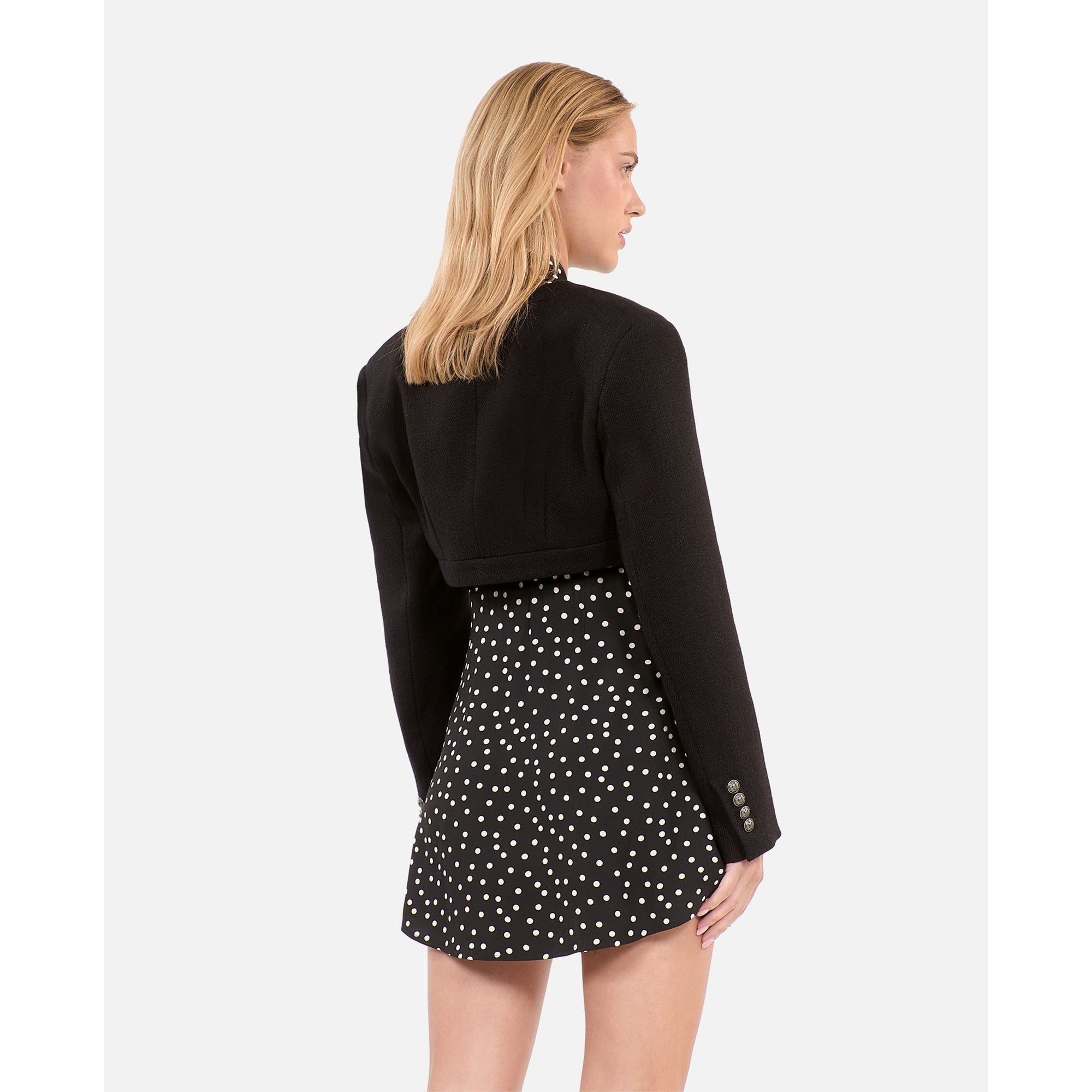 Wool And Cotton Jacket | Women | Black