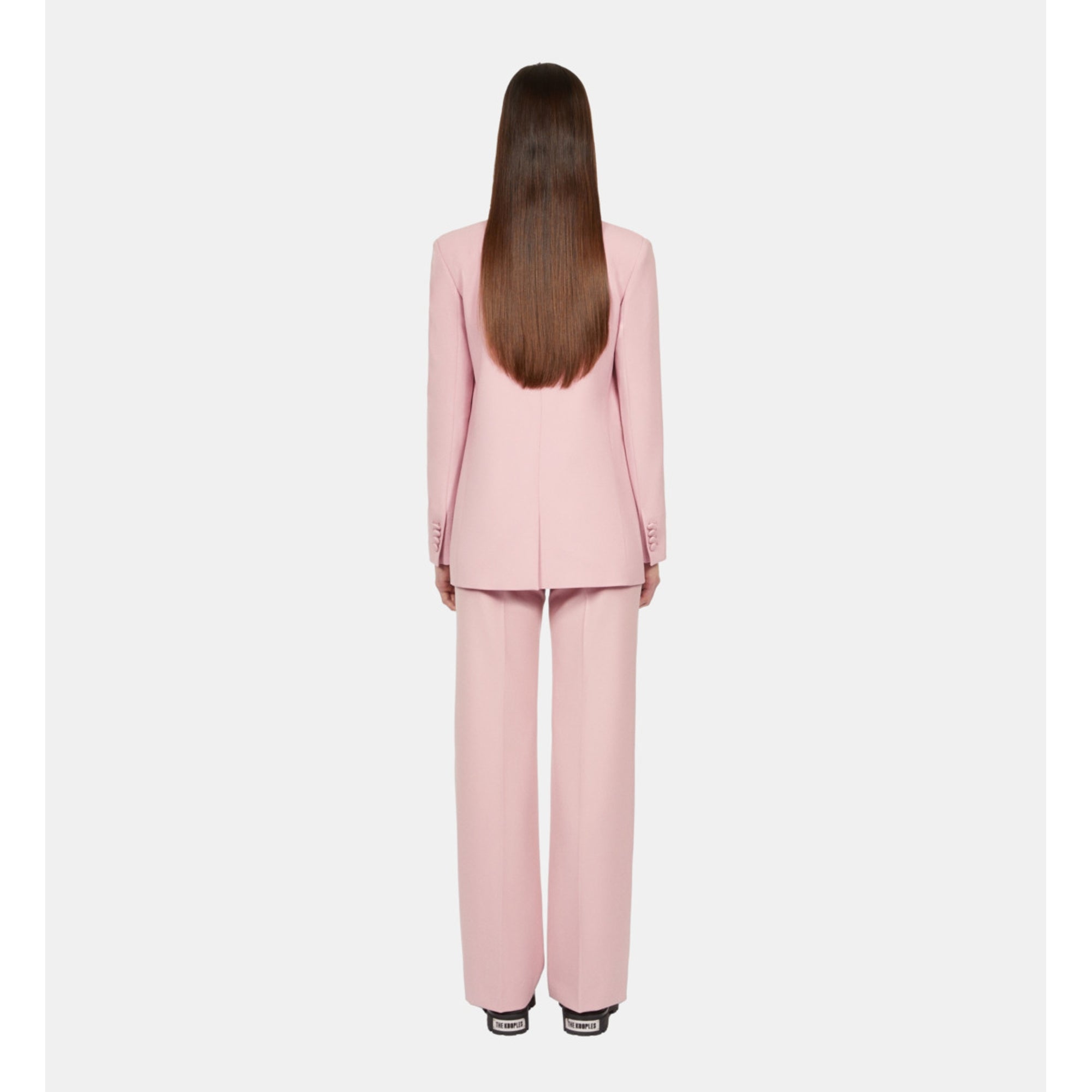 Wool-Blend Suit Jacket | Women | Pastel Pink