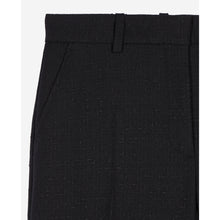 Wool Blend Suit Trousers | Women | Black