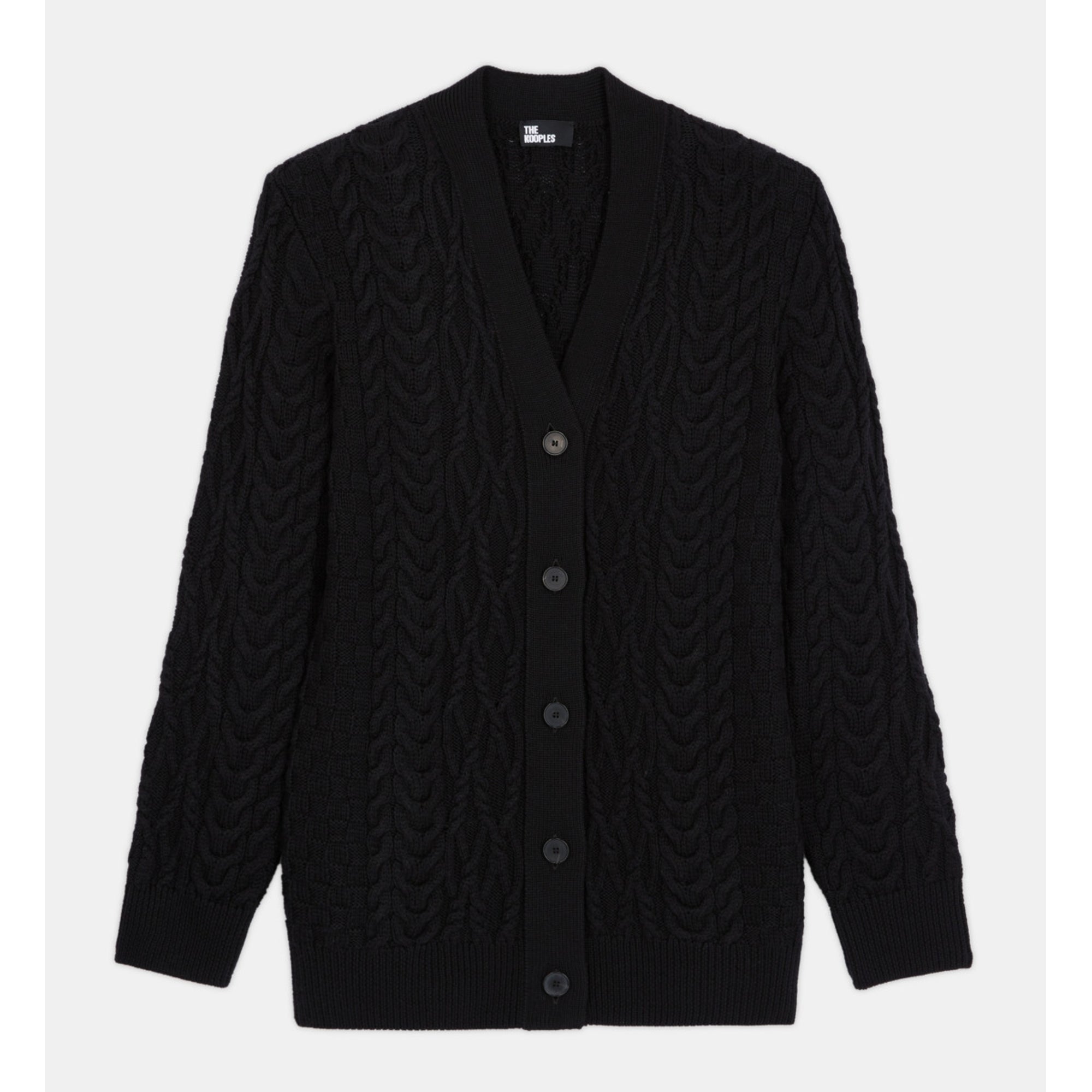 Wool Cardigan | Women | Black