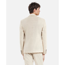 Wool Suit Fitted Jacket | Men | Beige