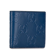 Gucci Pre-Owned GG Embossed Bifold Wallet | Women | Blue