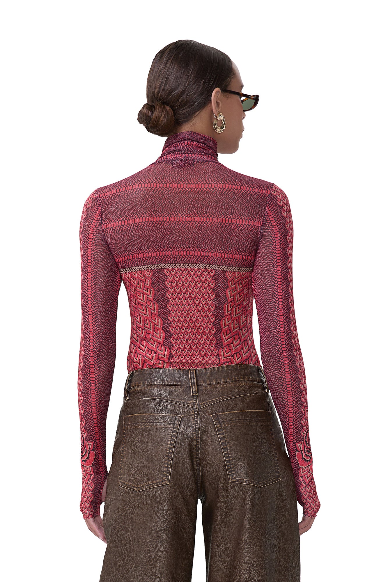 Zadie Top | Rouge Guilded Rose