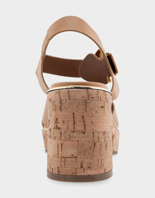 Zephyr Sandal | Tan Burnished Leather