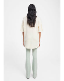 Zero001 | Ribbed Flare Pants | Sage