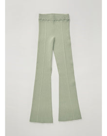 Zero001 | Ribbed Flare Pants | Sage