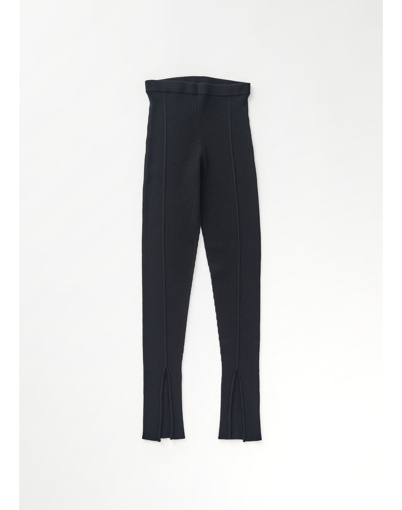 Zero002 | Ribbed Leggings | Black