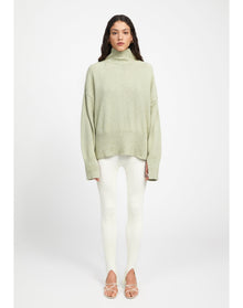 Zero002 | Ribbed Leggings | Creme