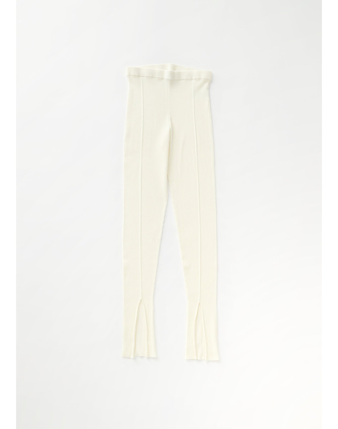 Zero002 | Ribbed Leggings | Creme
