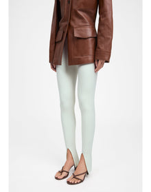 Zero002 | Ribbed Leggings | Sage