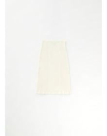 Zero003 | Ribbed Mini Skirt | Creme