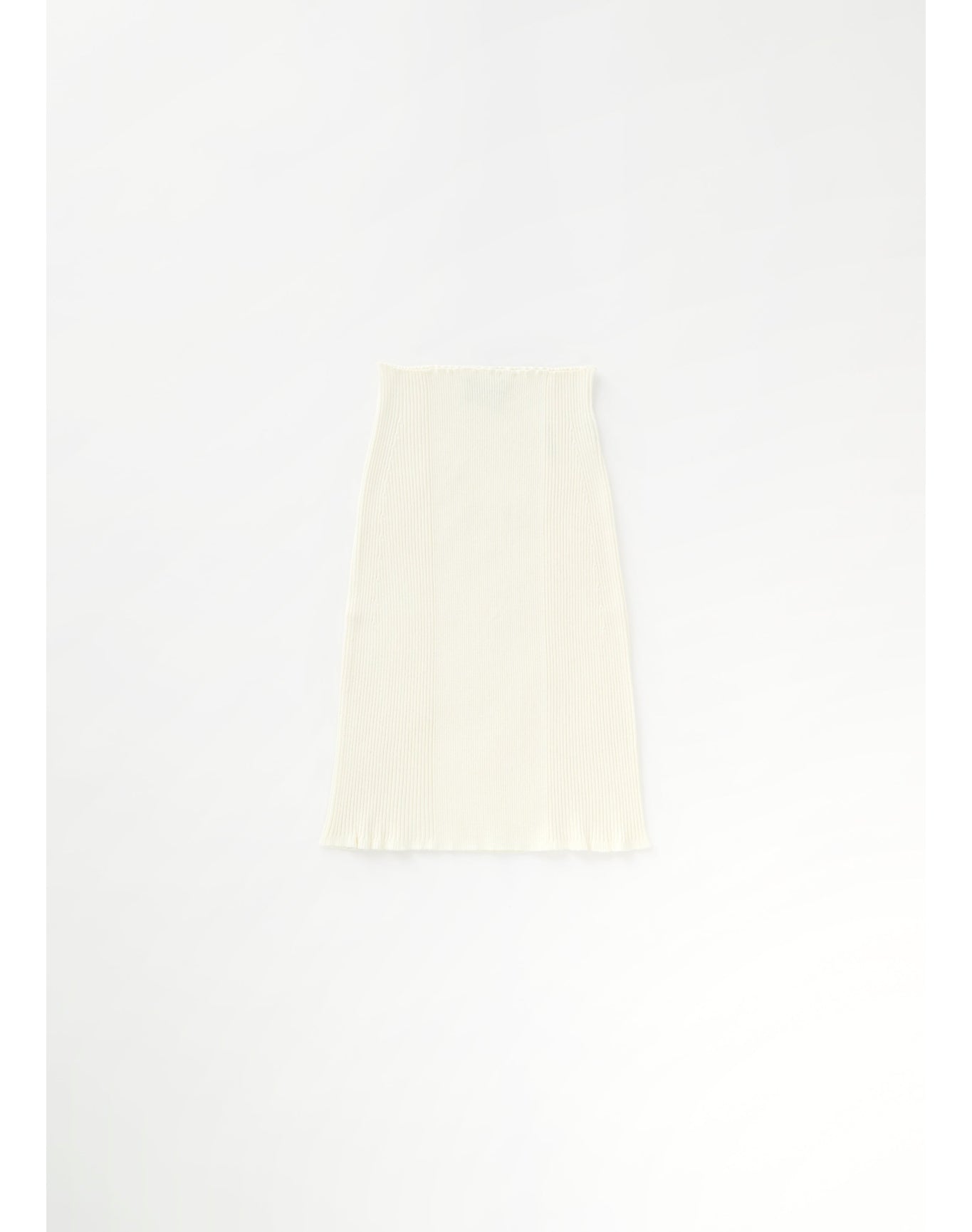 Zero003 | Ribbed Mini Skirt | Creme