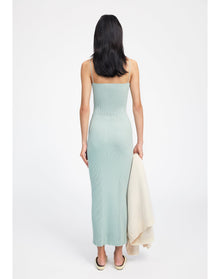 Zero004 | Ribbed Maxi Skirt | Sage