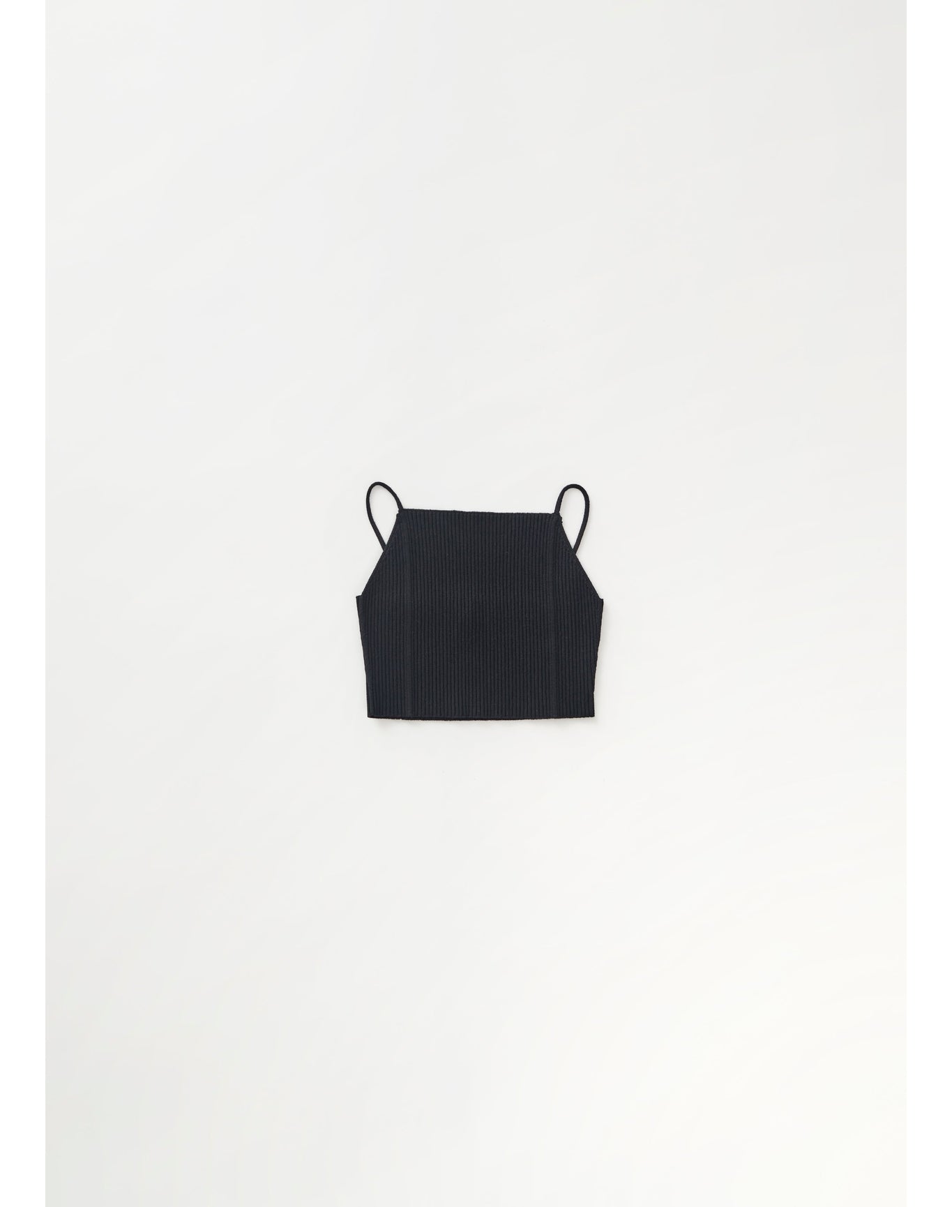 Zero101 | Ribbed Crop Cami | Black