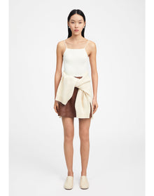 Zero102 | Ribbed Cami Top | Creme