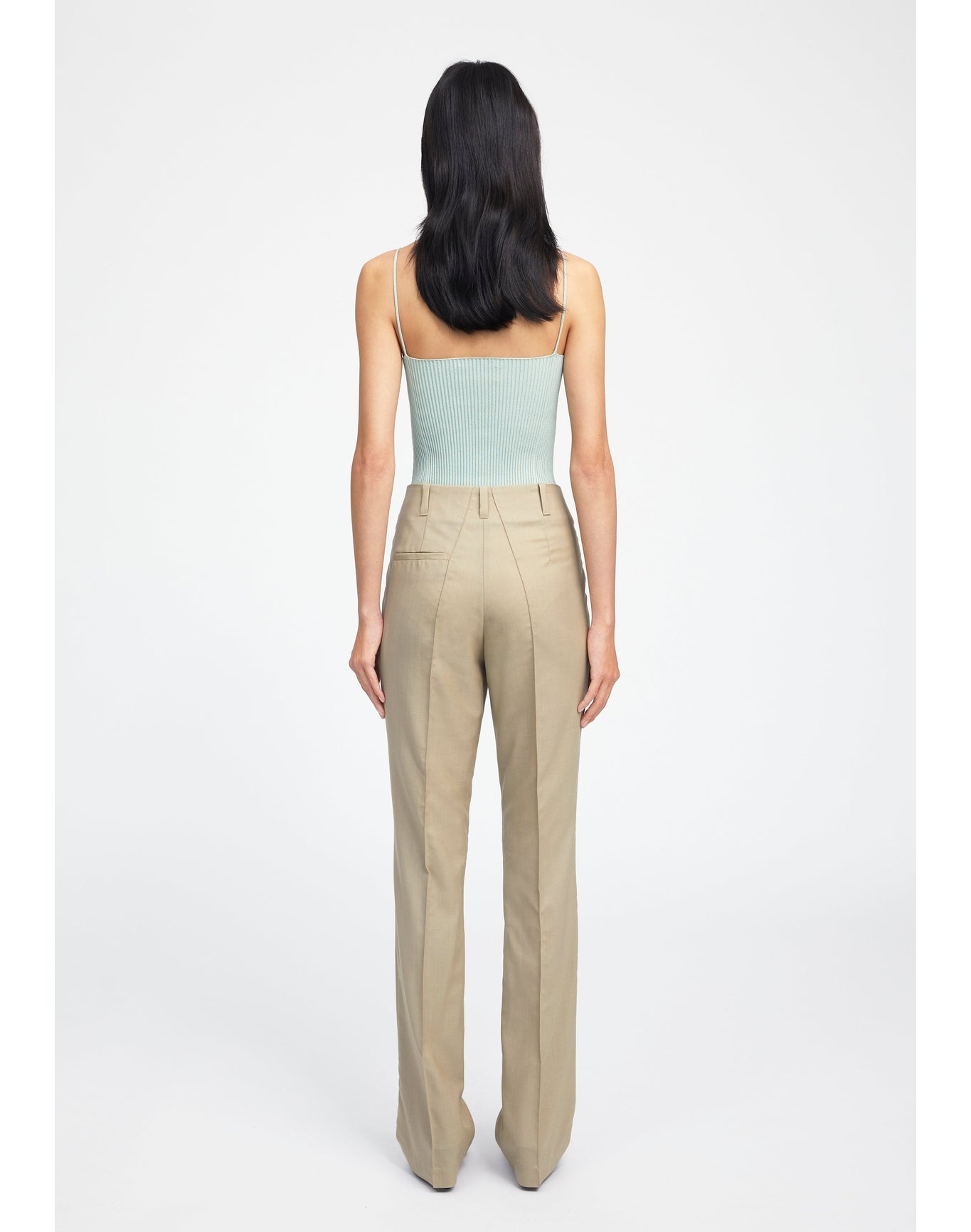 Zero102 | Ribbed Cami Top | Sage