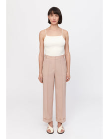 Zero103 | Ribbed Cami Bodysuit | Creme