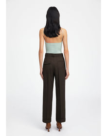 Zero103 | Ribbed Cami Bodysuit | Sage