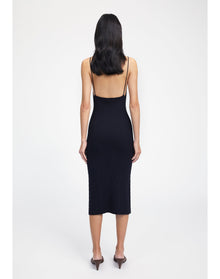 Zero104 | Ribbed Cami Dress | Black