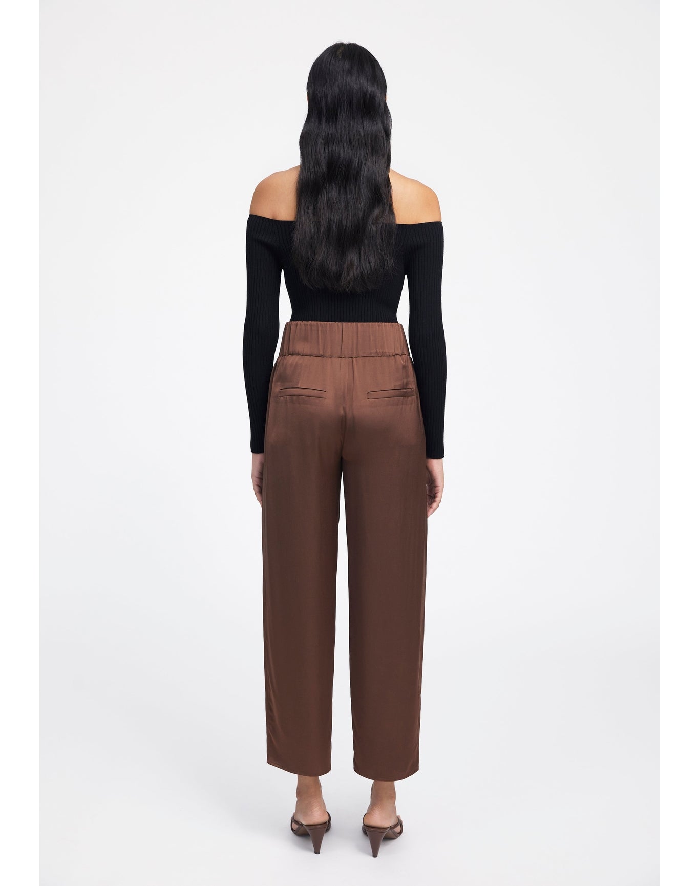 Zero105 | Ribbed Bardot Layer | Black