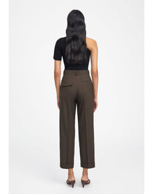 Zero301 | Ribbed Asymmetric Top | Black