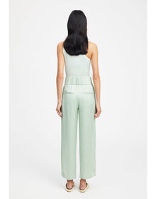 Zero302 | Ribbed Asymmetric Bodysuit | Sage