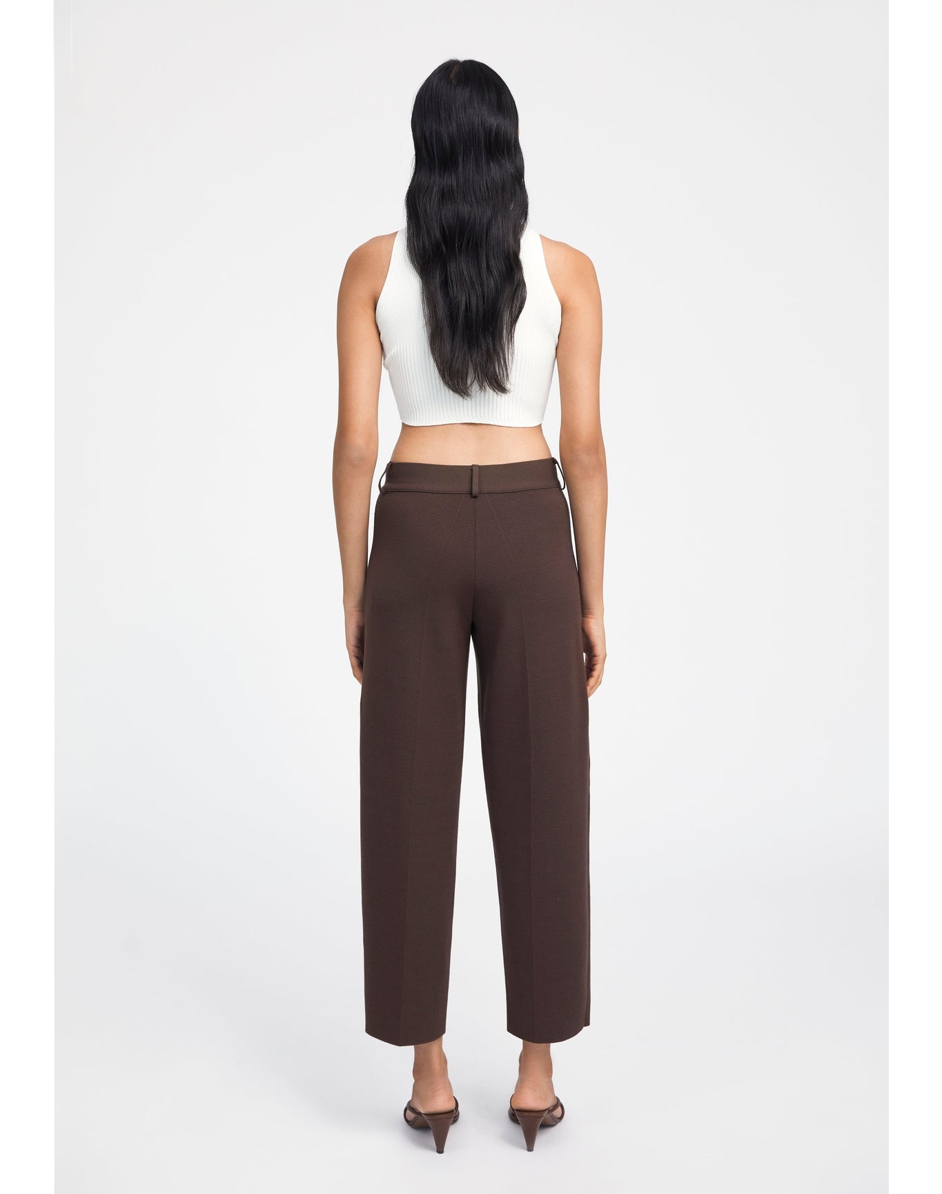 Zero401 | Ribbed Crop Top | Creme