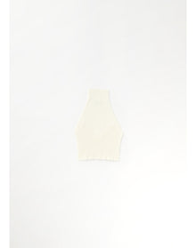 Zero401 | Ribbed Crop Top | Creme