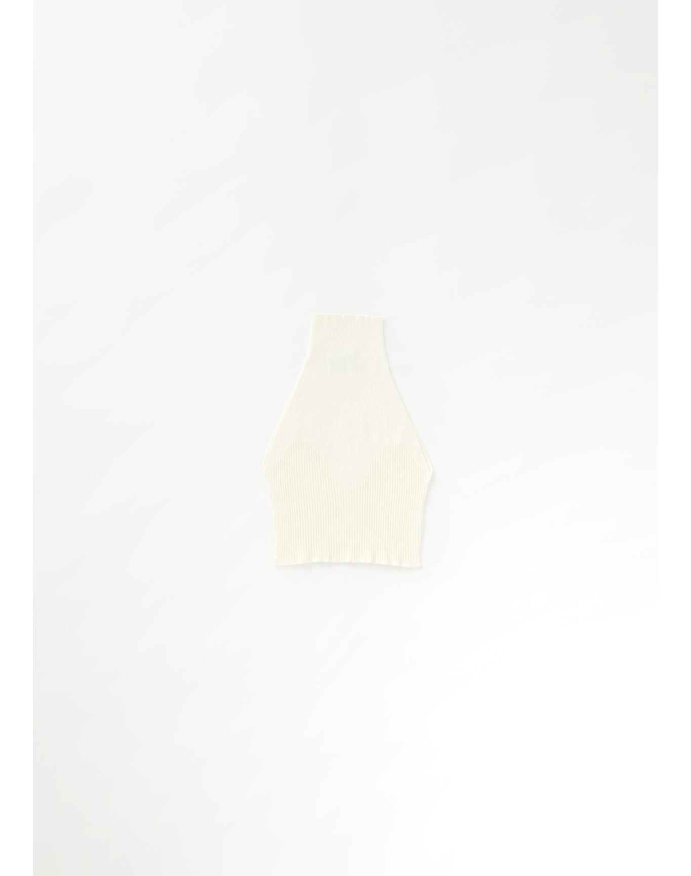 Zero401 | Ribbed Crop Top | Creme