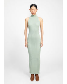 Zero404 | Ribbed Maxi Dress | Sage