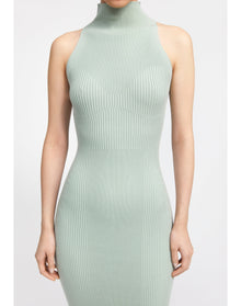 Zero404 | Ribbed Maxi Dress | Sage