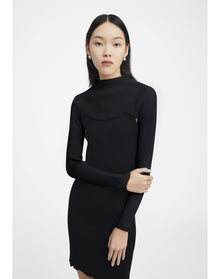 Zero405 | Ribbed Long-Sleeved Layer | Black