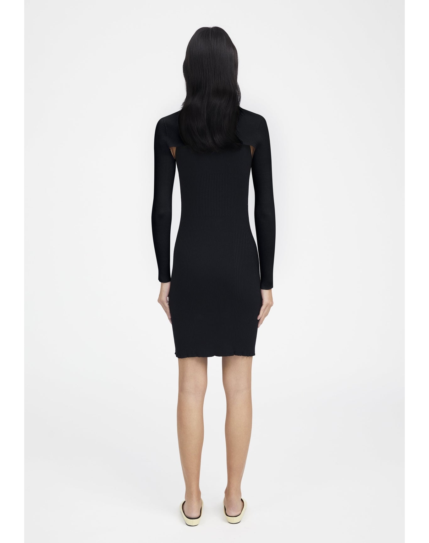 Zero405 | Ribbed Long-Sleeved Layer | Black