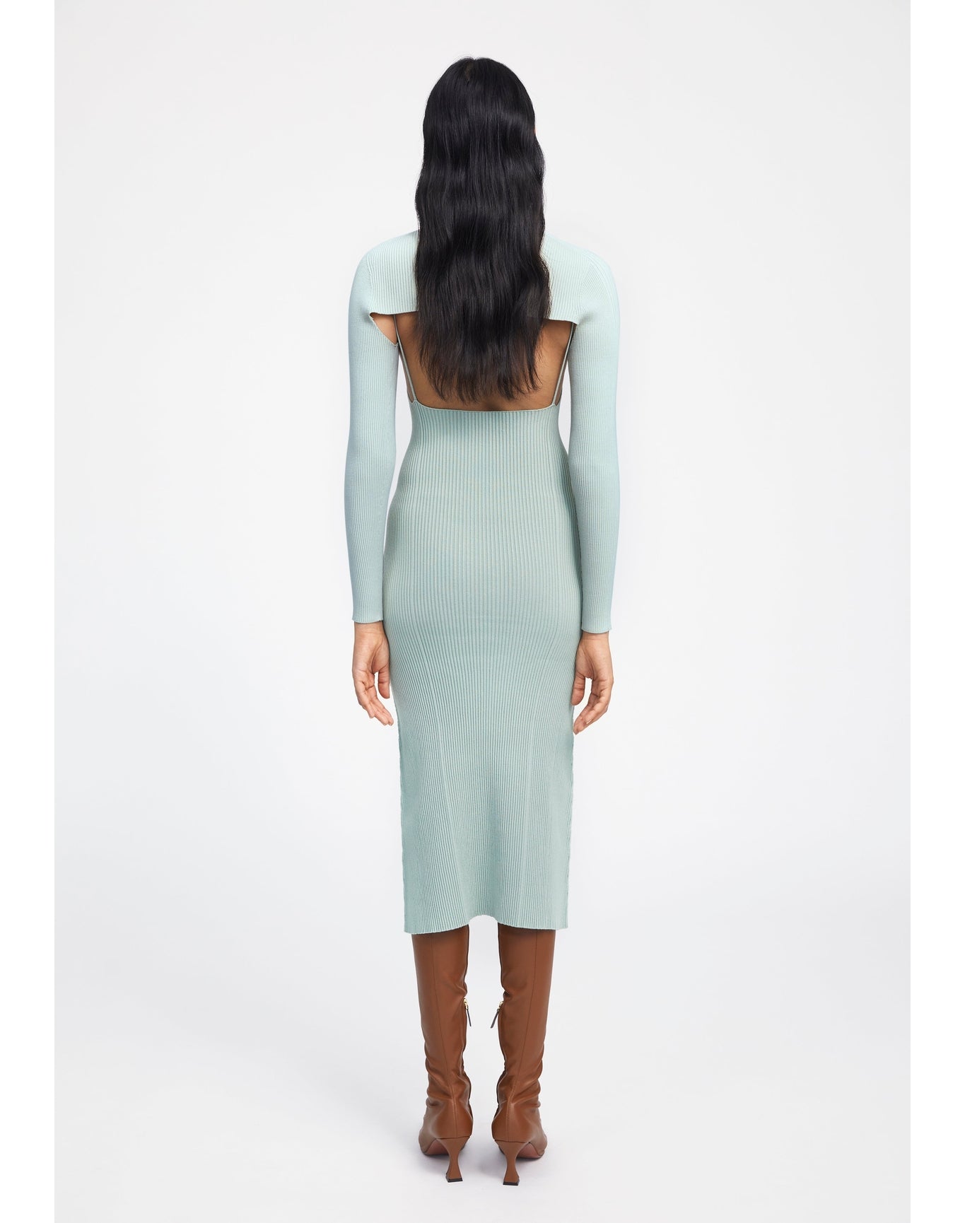 Zero405 | Ribbed Long-Sleeved Layer | Sage