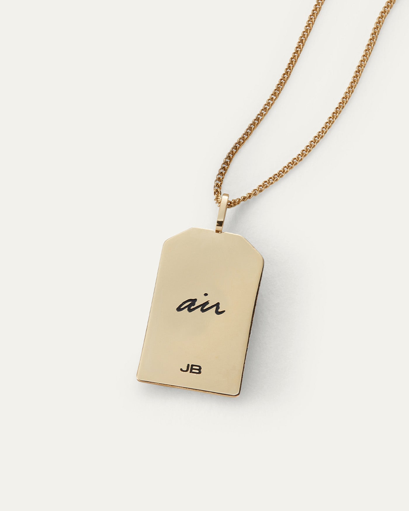 The Libra Zodiac Pendant Necklace | 14K Gold-Plated Steel