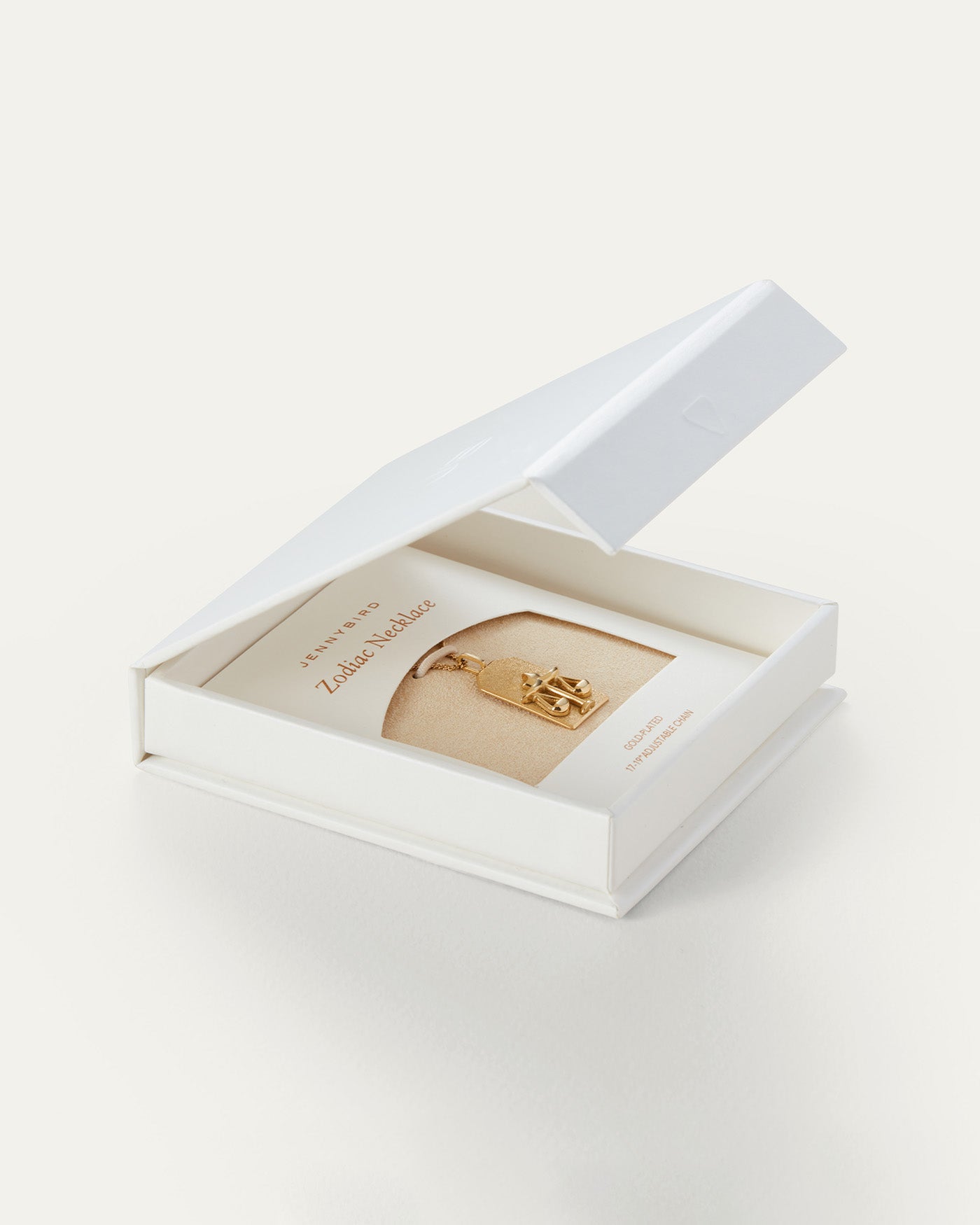 The Libra Zodiac Pendant Necklace | 14K Gold-Plated Steel