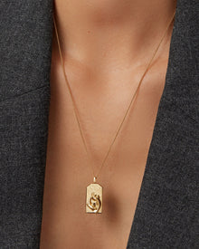 The Pisces Zodiac Pendant Necklace | 14K Gold-Plated Steel