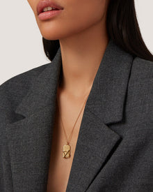 The Sagittarius Zodiac Pendant Necklace | 14K Gold-Plated Steel