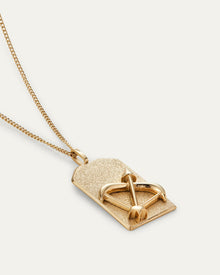 The Sagittarius Zodiac Pendant Necklace | 14K Gold-Plated Steel