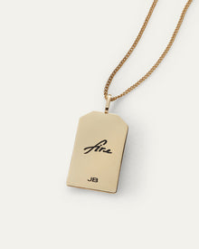 The Sagittarius Zodiac Pendant Necklace | 14K Gold-Plated Steel