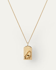 The Scorpio Zodiac Pendant Necklace | 14K Gold-Plated Steel