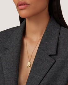 The Scorpio Zodiac Pendant Necklace | 14K Gold-Plated Steel