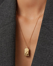 The Scorpio Zodiac Pendant Necklace | 14K Gold-Plated Steel