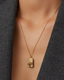 The Taurus Zodiac Pendant Necklace | 14K Gold-Plated Steel