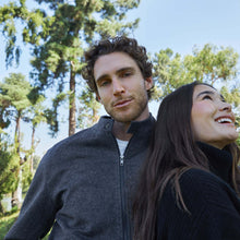 Mens | Chase Cashmere-Wool Bomber Jacket | Charcoal