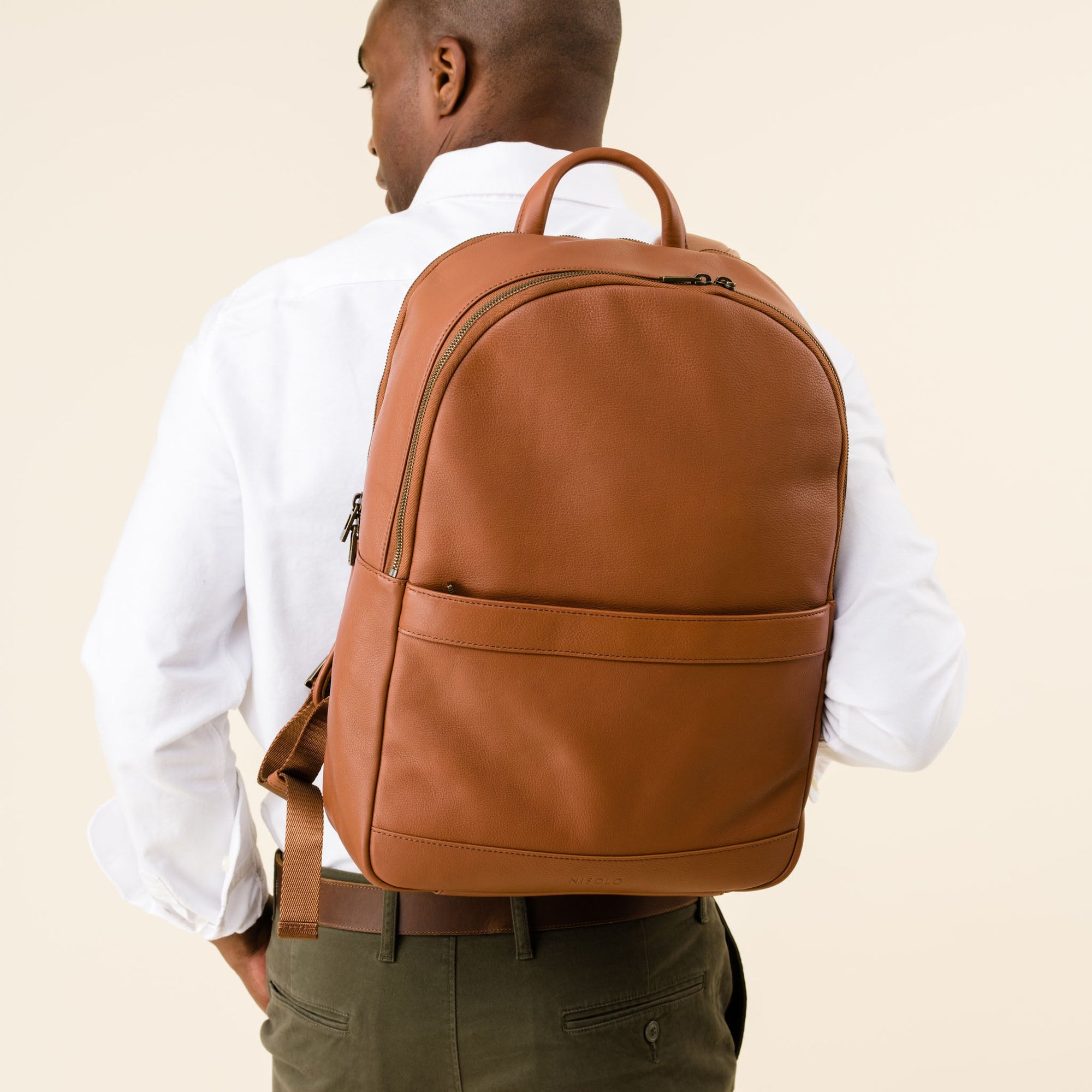 Unisex | Alex Commuter Backpack | Caramel