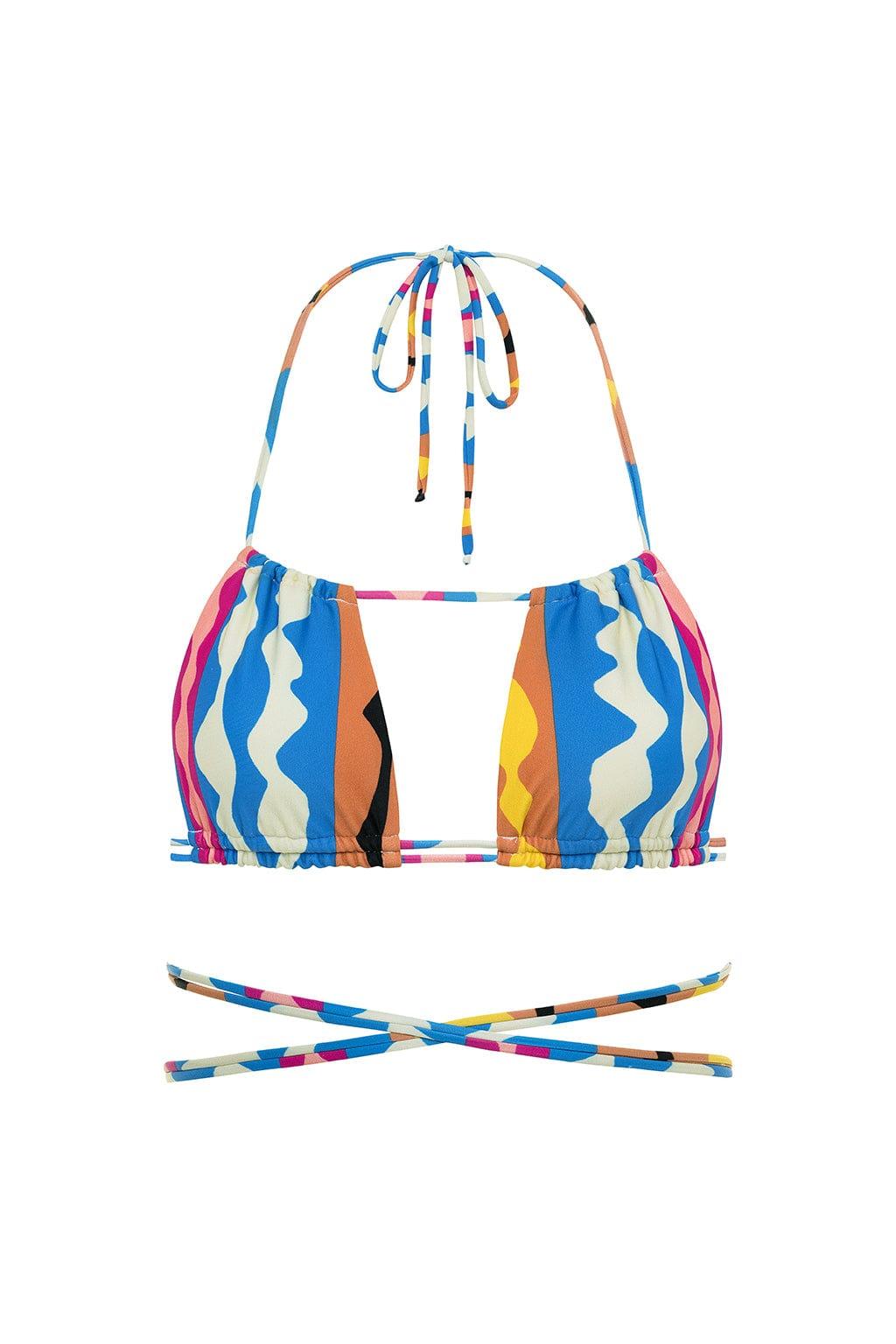 Brasil Bikini Top | Abstract