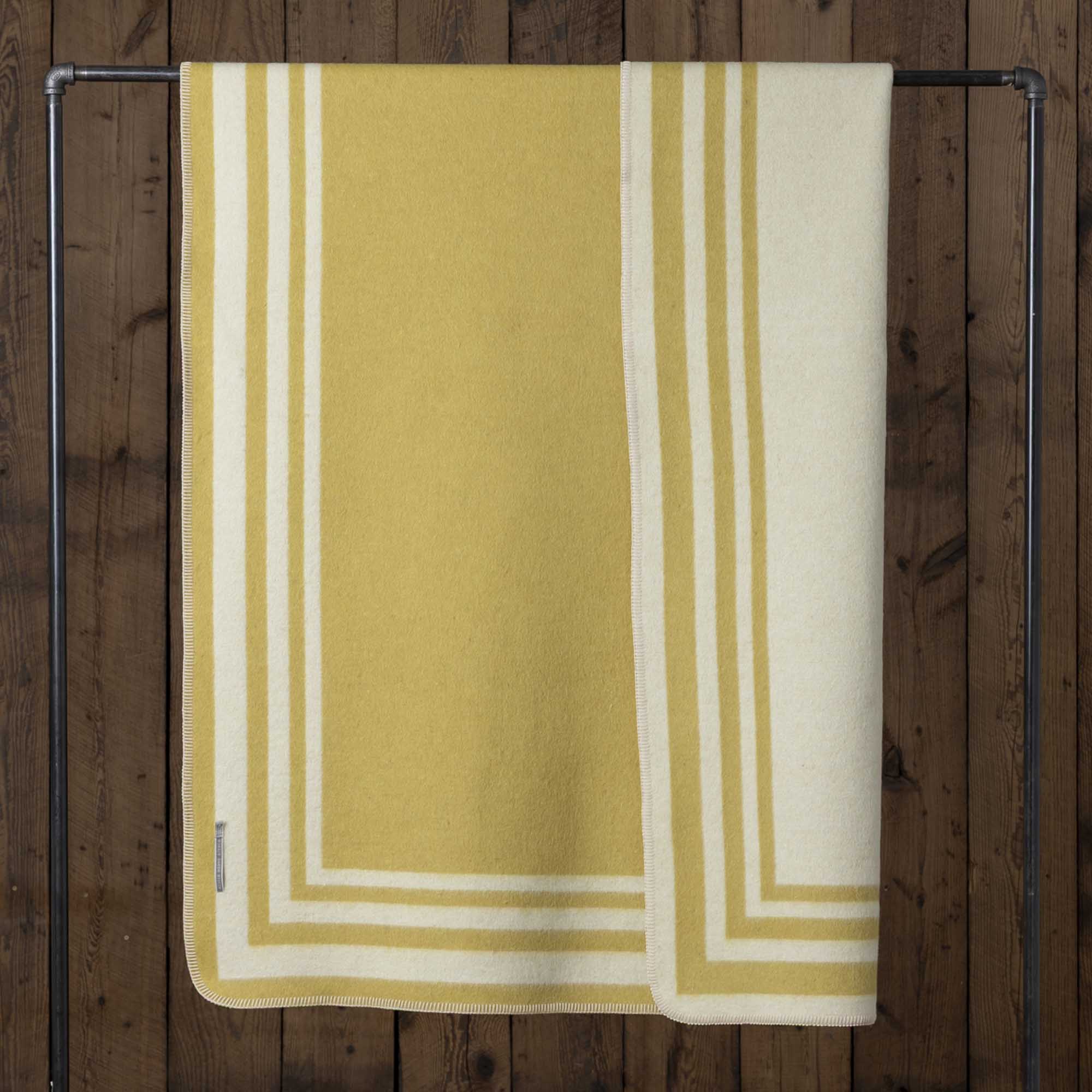 Montauk Throw | French Yellow / Ivory